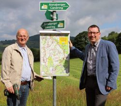 hans feller ronny wähner landring infotafel