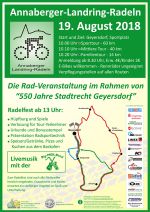 Plakat Annaberger Landringradeln 2018