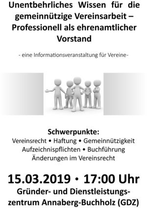 Flyer Vereinsvortrag