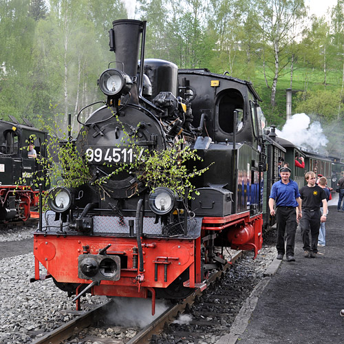 Preßnitztalbahn zu Pfingsten